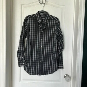 ROUNDTREE & YORKE : men’s long sleeve plaid button up shirt